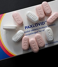Pfizer's Paxlovid is displayed on July 7 in Pembroke Pines, Florida. Cases of Covid-19 rebound following treatment with the antiviral medication Paxlovid, appear to be at least twice as common as doctors previously knew.
Mandatory Credit:	Joe Raedle/Getty Images North America/Getty Images