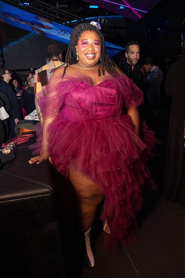 Writer Aurelle Marie is one of the most important queer voices in the literary world, and last night, she got to celebrate with other LGBTQ+ luminaries in New York City for a celebration of this year's annual Out100 list. And she got to do it wearing one of Lizzo's gowns!
Mandatory Credit:	Out.com/ Embargo: New York