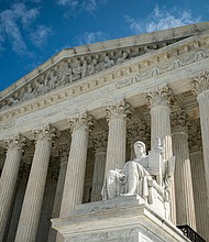The Biden administration has asked the Supreme Court on Friday to let the student debt relief program go forward.
Mandatory Credit:	Al Drago/Getty Images