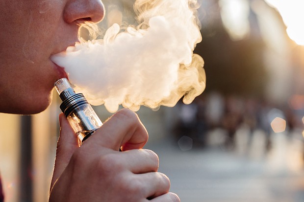 Although the prevalence of e-cigarette use among teens has declined in recent years, those who do vape are starting younger and they're using e-cigarettes more intensely, a new study suggests.
Mandatory Credit:	Adobe Stock