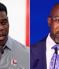 Top Democrats and Republicans alike acknowledge the uniqueness of Georgia's December 6 Senate runoff has put an increased focus on the ability of Democratic Sen. Raphael Warnock and Republican challenger Herschel Walker to turn out voters.
Mandatory Credit:	Getty Images