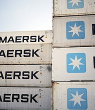 Maersk Line, Limited (MLL) said that sexual misconduct is "unacceptable" after settling a lawsuit filed by a woman who says she was raped on one of the company's ships.
Mandatory Credit:	Luke Sharrett/Bloomberg/Getty Images