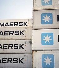 Maersk Line, Limited (MLL) said that sexual misconduct is "unacceptable" after settling a lawsuit filed by a woman who says she was raped on one of the company's ships.
Mandatory Credit:	Luke Sharrett/Bloomberg/Getty Images