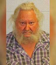 An argument over free-ranging pigs in one Western North Carolina town led to a shooting and now a minimum 23-year prison sentence for one man. District Attorney Ashley Hornsby Welch announced on Monday that a Jackson County jury returned a verdict of guilty, rejecting defense attorney Frank Lay’s argument that Kenneth William McCall, 68, acted in self defense during a shooting that happened in 2020.
Mandatory Credit:	Jackson County Sheriff's Office via WLOS