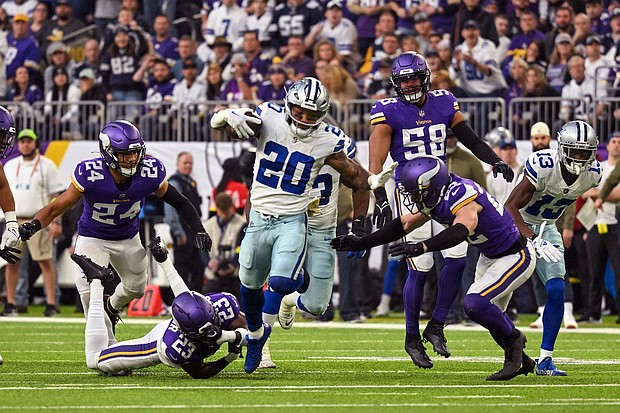 The Dallas Cowboys gave the Minnesota Vikings a 40-3 humbling on Sunday.
Mandatory Credit:	Nick Wosika/Icon Sportswire/Getty Images