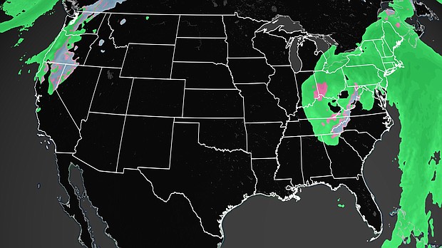 Storms could snarl Thanksgiving travel late in the week.
Mandatory Credit:	CNN Weather