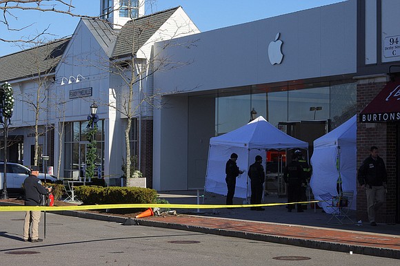 At least one person is dead and 16 people are injured after a car drove through an Apple store in …