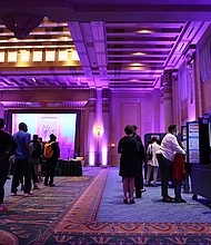 People wait in line to cast their ballot during the Midterm Elections at Fox Theatre on November 8, in Atlanta.
Mandatory Credit:	Michael M. Santiago/Getty Images