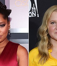 Keke Palmer (left) and Amy Schumer are seen here in a split image.
Mandatory Credit:	Getty