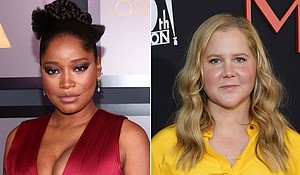 Keke Palmer (left) and Amy Schumer are seen here in a split image.
Mandatory Credit:	Getty