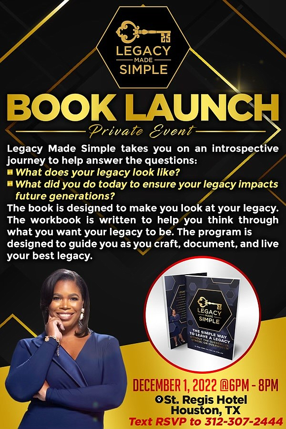 Right at the tip of the holiday season, author Dr. Gena Jones releases her new book, “Legacy Made Simple: The …