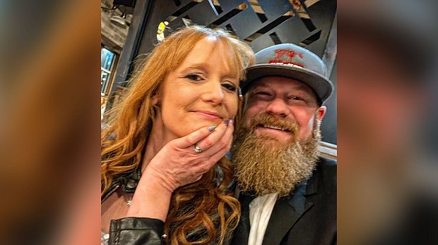 Musician Jake Flint dies just hours after his wedding. Jake married Brenda over the weekend.
Mandatory Credit:	From Jake Flint/Instagram