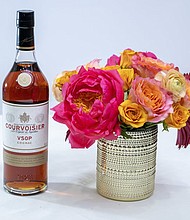 Courvoisier VSOP bottle with the signature Cognac in Blossom bouquet