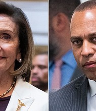House Democrats pick Hakeem Jeffries to succeed Nancy Pelosi, the first Black lawmaker to lead a party in Congress.
Mandatory Credit:	Tom Williams/CQ Roll Call/AP