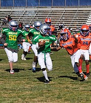 10u football players went all out in the 2nd Annual Armstrong-Walker Football Classic Legacy game. Walker was represented by the RVA Trojans and Armstrong was represented by the RVA Wildcats and Falcons. Walker won the 10u game 6-0.