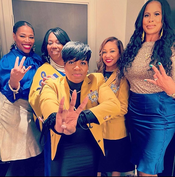 All of her life she wanted to join a sisterhood and now she has. Congrats to Fantasia on becoming the ...