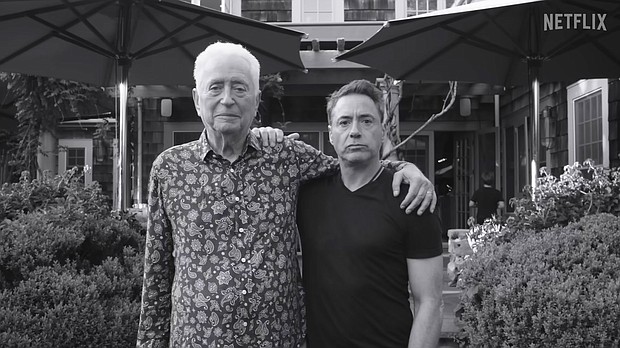 Robert Downey Jr. pays tribute to his late dad in the intimate 'Sr.'. Robert Downey Sr. and Downey Jr. are pictured here in the Netflix documentary.
Mandatory Credit:	Netflix