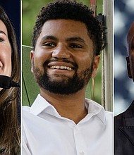 CNN projections: Republican Sarah Huckabee Sanders will be the first woman elected governor of Arkansas, Democrat Maxwell Frost will be the first member of Generation Z elected to Congress, and Democrat Wes Moore will be the first Black governor of Maryland.
Mandatory Credit:	The Washington Post/Getty Images