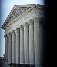 The US Supreme Court won't hear the case brought by a group of voters against Dominion Voting Systems and Facebook.
Mandatory Credit:	Drew Angerer/Getty Images