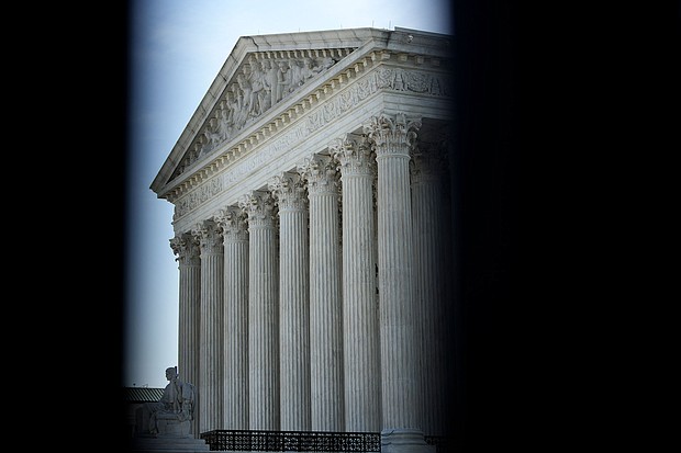 The US Supreme Court won't hear the case brought by a group of voters against Dominion Voting Systems and Facebook.
Mandatory Credit:	Drew Angerer/Getty Images