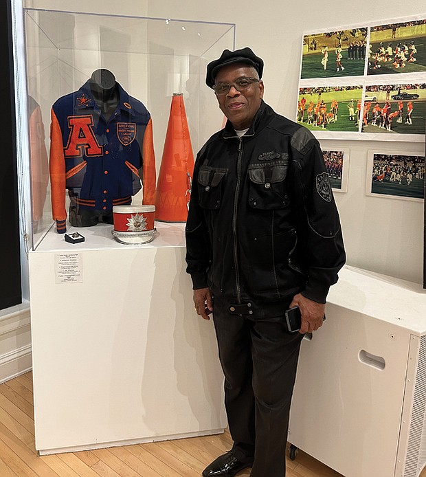 Halim Muhammad, a 1963 graduate of Armstrong High School, waxed nostalgic about his school while Sandra Taylor and Rhonda Johnson Young, Maggie Walker, Class of 1970, held it down for the “Mighty Dragons.” Asked her thoughts about the exhibit, Ms. Taylor replied, “Awesome, awesome.”