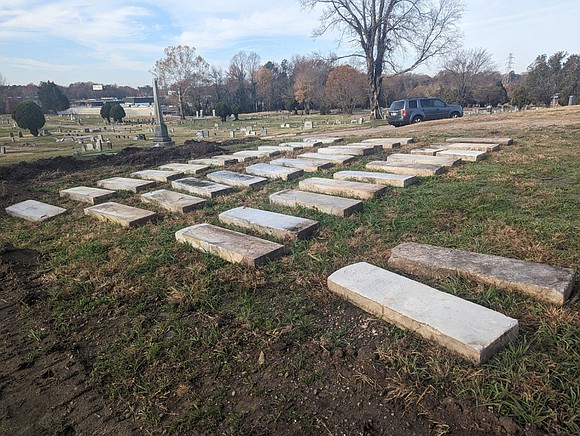 Headstones and grave markers for 80 black military service members will move a step closer to their final resting places ...