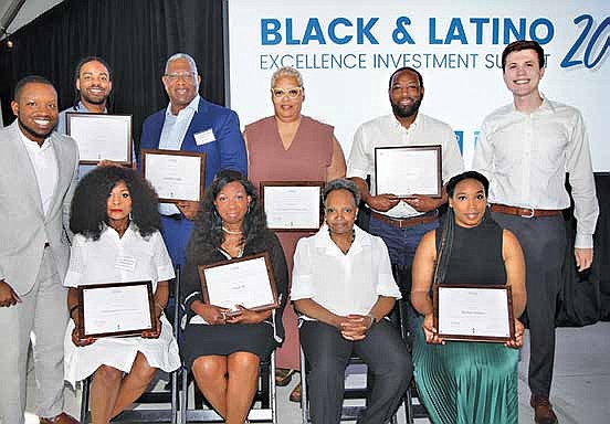There were 15 business owners that participated in the first cohort of World Business Chicago’s Black and Latino Excellence Investment Summit. PHOTO PROVIDED BY WORLD BUSINESS CHICAGO