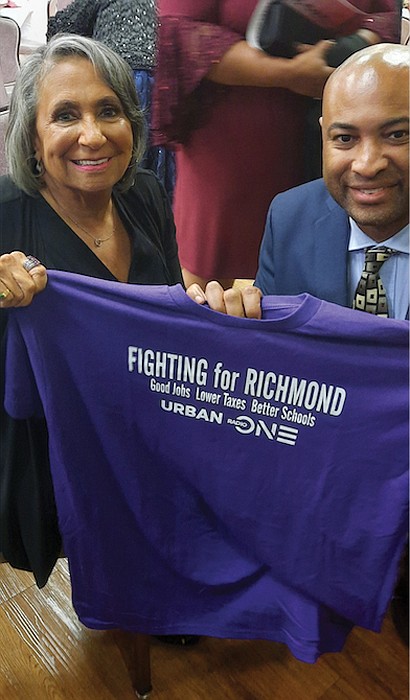 Urban One founder and chairperson Cathy Hughes met Cecil “Cee” Miller last summer and was impressed by the entrepreneur’s willingness to use his personal resources to support local artists. “There’s a lot of talent here in Richmond that don’t believe it can happen for them,” Mr. Miller said. “I wanted to bring something to spark that talent.”