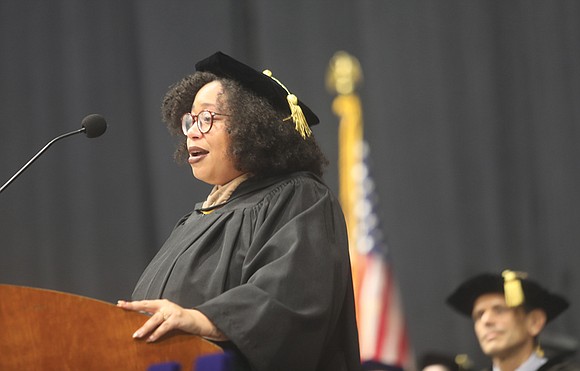 Rabia Kamara, a Virginia Commonwealth University alumna, was the university’s commencement speaker Saturday, Dec. 10, at VCU’s Stuart C. Siegel ...