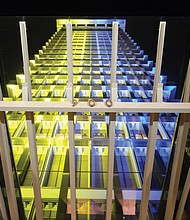 On March 2, City Hall reflected the colors of Ukraine to show solidarity with the country that was invaded by Russia a week earlier.
