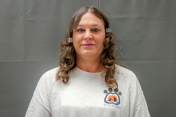Amber McLaughlin, the first openly transgender woman set to be executed in the US, has asked Missouri's Republican Gov. Mike Parson to spare her.
Mandatory Credit:	Jeremy S. Weis/AP