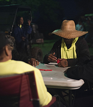 Jamie Roberston, “Domino Game” 2018-22, inkjet print, 16 x 20 inches
    (Images courtesy the artists and Nicole Longnecker Gallery)