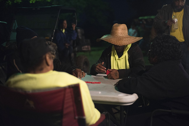 Jamie Roberston, “Domino Game” 2018-22, inkjet print, 16 x 20 inches
    (Images courtesy the artists and Nicole Longnecker Gallery)