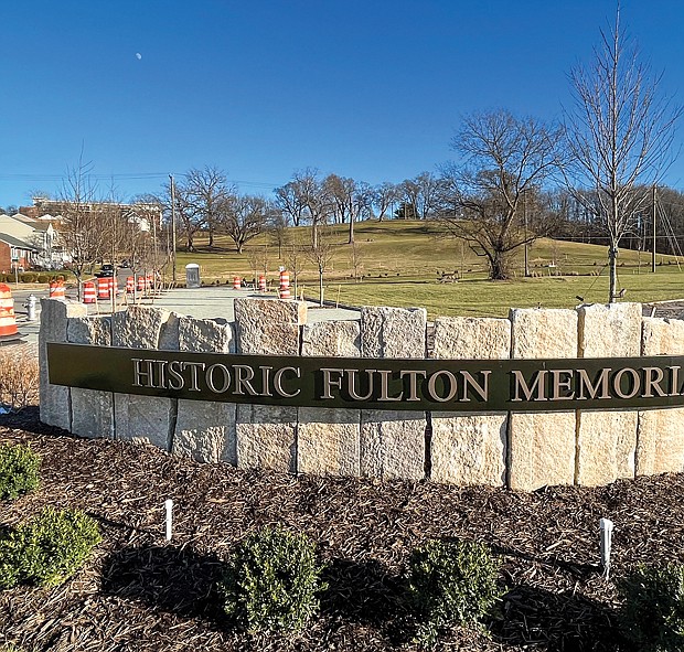New signage at 5001 Williamsburg Road commemorates Fulton Hill Park and pays tribute to former residents of the once predominantly African-American community who were displaced during urban renewal efforts more than 40 years ago.