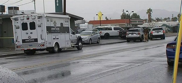 An argument over a towed car leads to a homicide near downtown Las Vegas, police say.
Mandatory Credit:	KVVU