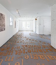 An installation by artist JD Pluecker, a Support for Artists and Creative Individuals grantee