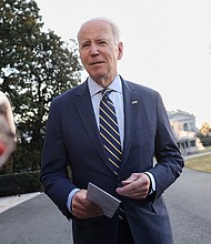 President Joe Biden's legal team found classified documents at the president's residence in Wilmington, Delaware. Biden here departs the White House on January 11, in Washington, DC.
Mandatory Credit:	Kevin Dietsch/Getty Images