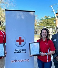 Lifesaving award Joshua and Emily