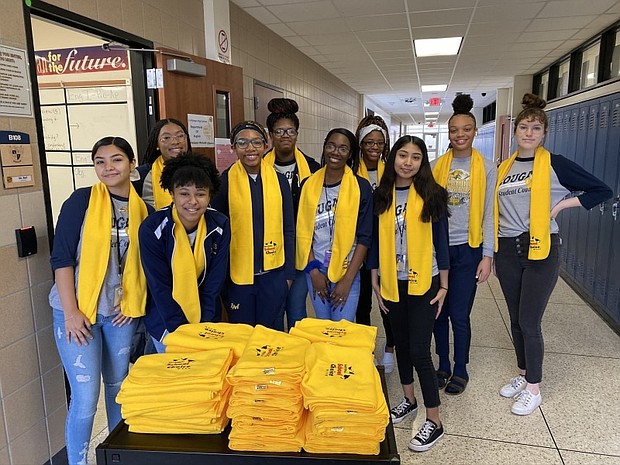 Students at LaMarque High School