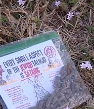 Tina Podhurst was shocked when she found antisemitic pamphlets on her driveway over the weekend. She has been living in the Lake Worth community for about 15 years and says something like this has never happened to her before.
Mandatory Credit:	WPBF