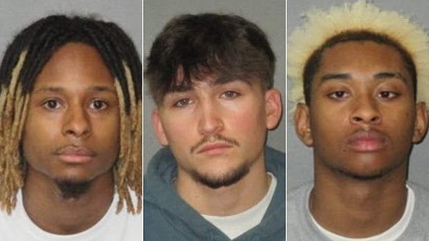 Everett Lee, Casen John Carver, and Kaivon Deondre Washington are pictured. Police in Baton Rouge this week arrested four men in connection with the alleged rape of a 19-year-old Louisiana State University (LSU) student who was killed when a car struck her in a roadway earlier this month.
Mandatory Credit:	East Baton Rouge Sheriff's Office