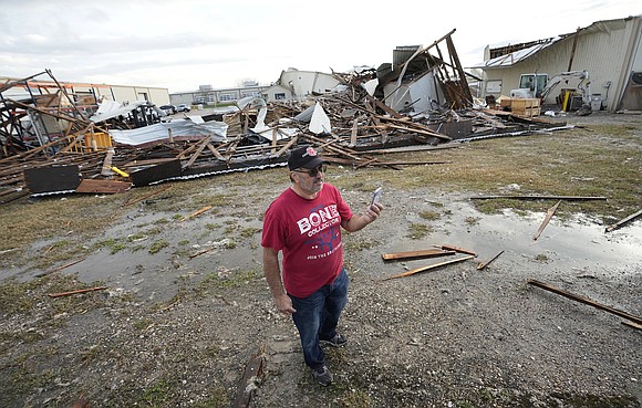 Tens of thousands of people were in the dark early Thursday morning after a storm system spawned tornadoes in the …