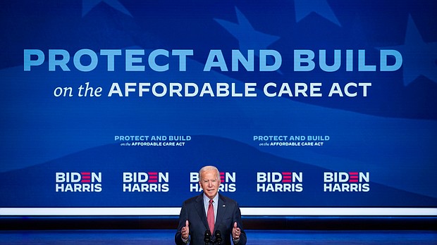 Sign-ups for ACA coverage have soared under President Joe Biden.
Mandatory Credit:	Drew Angerer/Getty Images