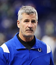 The NFL franchise announced on January 26 that Frank Reich will take up the reins as he becomes just the sixth head coach in Panthers history. Reich was dismissed by the Indianapolis Colts in November 2022.
Mandatory Credit:	Justin Casterline/Getty Images North America/Getty Images