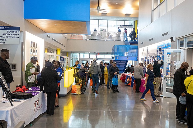 Members of the community tour the new Sunnyside Health and Multi-Service Center during an open house event on Saturday.