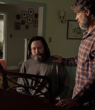 Nick Offerman (left) and Murray Bartlett play Bill and Frank, respectively, in a moving episode of "The Last of Us."
Mandatory Credit:	Liane Hentscher/HBO