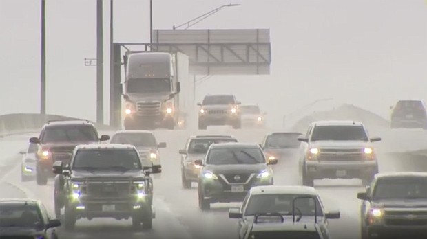 Dallas is among cities adversely affected by the latest bout of winter weather.
Mandatory Credit:	KTVT