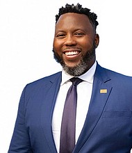 Kam Buckner, Illinois State Representative, announced that he is running for
Mayor of Chicago in May 2022. PHOTO PROVIDED BY STOMPING GROUND STRATEGIES.