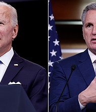 President Joe Biden and House Speaker Kevin McCarthy are set to meet and it will be the first such gathering since the California Republican won the speakership after Republicans took over the House majority.
Mandatory Credit:	Getty Images