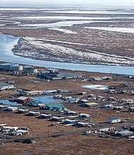 The Interior Department’s Bureau of Land Management advanced the controversial Willow oil drilling project on Alaska’s North Slope, releasing the final environmental impact statement before the project can be approved, and pictured, Nuiqsut on the North Slope of Alaska near the proposed Willow oil project, in May 2019.
Mandatory Credit:	Bonnie Jo Mount/The Washington Post/Getty Images